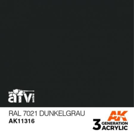 AK11316 RAL 7021 Dunkelgrau