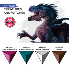 AK17520 CREATURES AND WITCHES – QUICK GEN SET