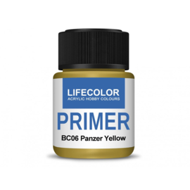 BC06 Lifecolor Primer Panzer Yellow 22ml New Formula