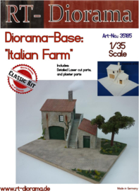 RT35185 1:35 RT-Diorama  Diorama-Base: "Italian Farm" 44cm x 32,8 cm