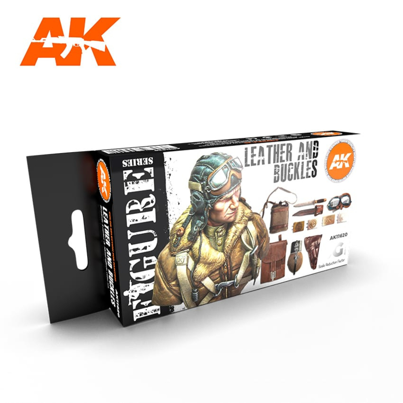 AK Interactive Rust 3rd Gen Acrylic Paint Set – AK11605, Flat Browns