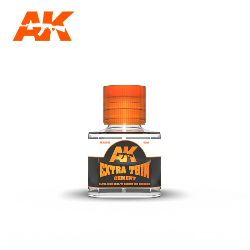 AK12002 Extra Thin Cement glue 40ml (For Plastic) | tools | military