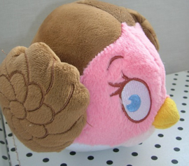 Angry Birds Star Wars knuffel prinses Leia roze