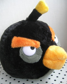 Angry Birds knuffel vogel Black Bomb zwart | TCC