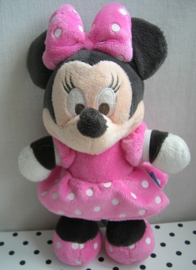 Minnie Mouse Disney knuffel in roze jurkje | Nicotoy