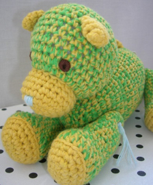 Knuffel hond Bengels groen/geel | Happy Horse