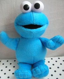 Sesamstraat Koekiemonster knuffel blauw | Fisher Price