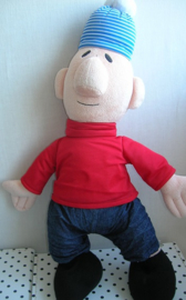 Buurman en Buurman knuffel Mat rood