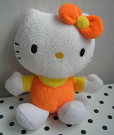 Hello Kitty knuffel oranje/geel | Sanrio