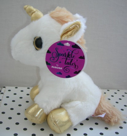 Eenhoorn unicorn knuffel goud | Sparkle Tales Aurora