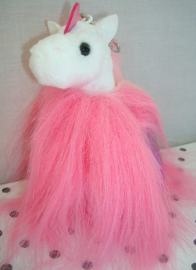 Eenhoorn unicorn fluffy sleutelhanger | Sparkle Tales Aurora