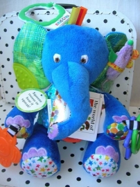 Rupsje Nooitgenoeg olifant knuffel blauw | Eric Carle