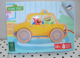 Sesamstraat Elmo in de taxi | hout | Pull Along