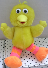Sesamstraat  Pino vogel knuffel geel