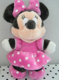 Minnie Mouse Disney knuffel in roze jurkje | Nicotoy