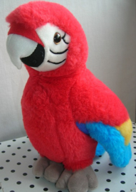 Papegaai knuffel rood | PIA