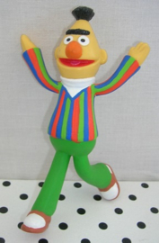 Sesamstraat Bert popje van rubber