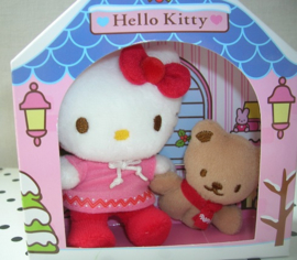 Hello Kitty knuffel met beertje | Sanrio