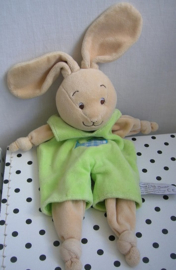 Konijn Lapin knuffeldoekje groen | Anna Club Plush