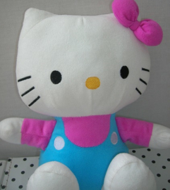 Hello Kitty knuffel blauw/roze | Sanrio