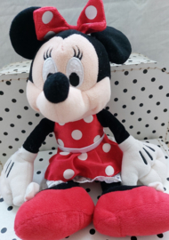 Minnie Mouse Disney knuffel in rood jurkje | Nicotoy