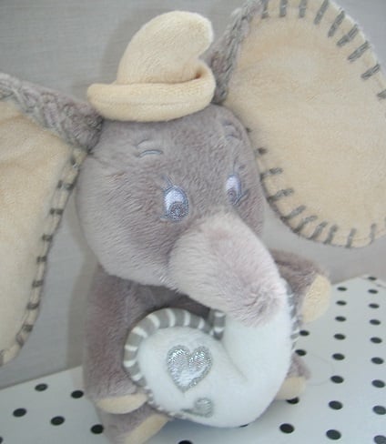 Dombo Disney olifant grijs met hartje Dombo Dumbo |