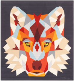 The Wolf abstractions quilt - Muster