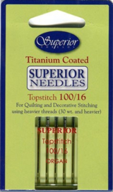 Superior Topstitch Needles 100/16