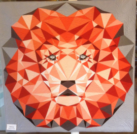 The Jungle abstractions quilt the Lion  - FABRIC kit