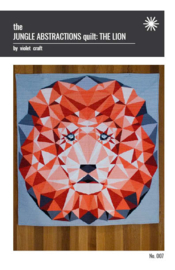 The Jungle abstractions quilt the Lion - kit