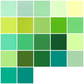 Kleurstaaltjes groen