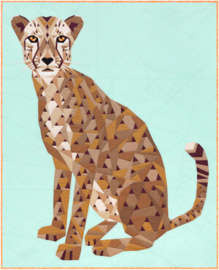 Violet Craft Abstractions quilt: Cheetah  - pattern