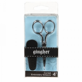 Gingher 4"  Curved Embroidery scissors
