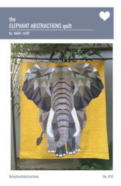 The Elephant abstractions quilt - Kit