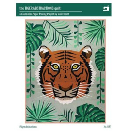 Violet Craft Abstrations Quilt The Tiger - pattern