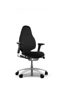 RH Mereo 220 bureaustoel, hoge rugleuning - Zwart