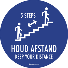 COVID GRID steps distance (5 stuks)