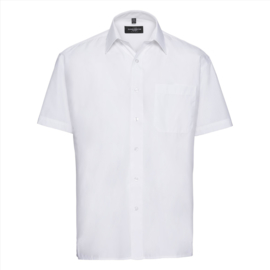Men's Shortsleeve classic polycotton poplin shirt