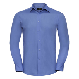 Men's Longsleeve tailored polycotton poplin shirt