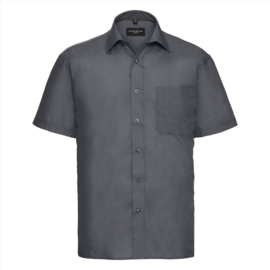 Men's Shortsleeve classic polycotton poplin shirt