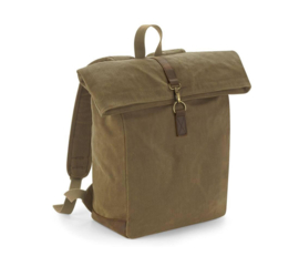 Heritage waxed canvas backpack