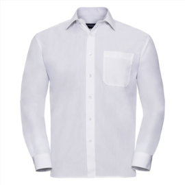 Men's Longsleeve classic polycotton poplin shirt