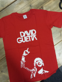 Sale t-shirt heren D. Guetta | maat M | rood