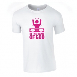 T-shirt God is a DJ