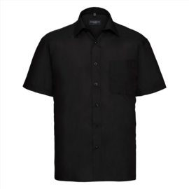 Men's Shortsleeve classic polycotton poplin shirt