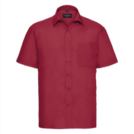 Men's Shortsleeve classic polycotton poplin shirt