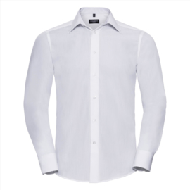 Men's Longsleeve tailored polycotton poplin shirt