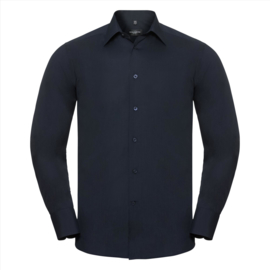 Men's Longsleeve tailored polycotton poplin shirt