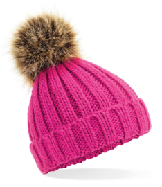 Pom Pom chunky beanie 