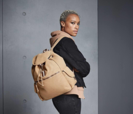 Vintage canvas backpack